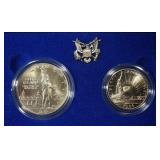 1986 STATUE OF LIBERTY COMMEM 2-COIN SET