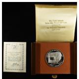 1974 COOK ISLANDS CHURCHILL $50 STERLING SILVER
