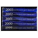 1999-2003 MINT PROOF SETS