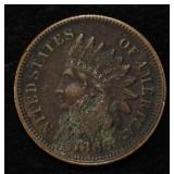 1865 INDIAN HEAD CENT XF DETAIL CORRODED