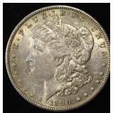 1890-S MORGAN DOLLAR AU
