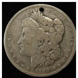 1889-O MORGAN DOLLAR HOLE