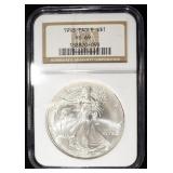 1998 AMERICAN SILVER EAGLE NGC MS69