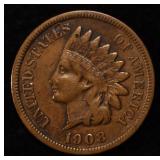 1908-S INDIAN CENT VF