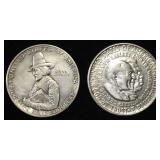 1920-D & 1952 COMMEM HALF DOLLARS
