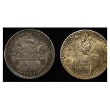 1893 & 1923-S COMMEM HALF DOLLARS