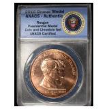 2016 BRONZE MEDAL REGAN ANACS AUTHENTIC