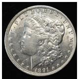 1891-O MORGAN DOLLAR BU