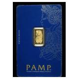 SUISSE 2.5G .9999  GOLD BAR