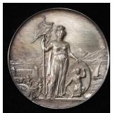 1891 SWISS SHOOTING MEDAL SILVER VAUD MORGES