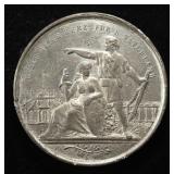 1879 SWISS SHOOTING MEDAL BASEL WHITE METAL