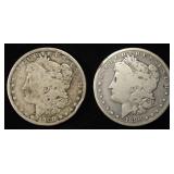 1880-O & 1900-O MORGAN DOLLARS