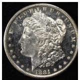 1881-S MORGAN DOLLAR CH BU PROOF LIKE
