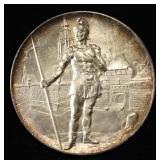1895 SWISS SHOOTING MEDAL SOLOTHURN SILVER