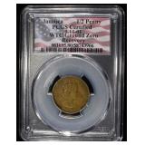 1966 JAMAICA 1/2 PENNY PCGS CERTIFIED