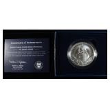 U.S. COAST GUARD 1 0Z 0.999 SILVER MEDAL