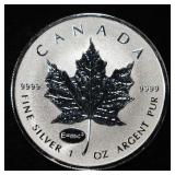 2015 MAPLE LEAF 1 OZ .999 SILVER ROUND
