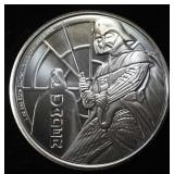 DARTH VADER 1 OZ .999 SILVER ROUND