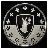 RABBIT 1 OZ .999 SILVER ROUND