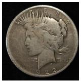1922-D PEACE DOLLAR
