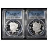 2024-S MORGAN & PEACE DOLLARS PCGS PR70 DCAM