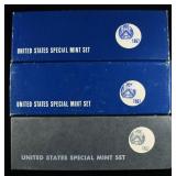 (3) 1967 SPECIAL MINT SETS