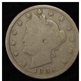 1886 'V' NICKEL G/VG