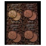 (4) LINCOLN HEAD CENT COLLECTION H.E. HARRIS & CO.