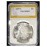 1879-S MORGAN DOLLAR PGA CH/GEM BU