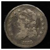 1835 BUST HALF DIME VG