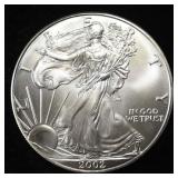 2002 AMERICAN SILVER EAGLE