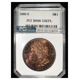 1882-S MORGAN DOLLAR PCI SUPERB GEM BU DMPL