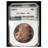 1880-S MORGAN DOLLAR PCI SUPERB GEM BU PL