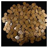(500) 40'S & 50'S WHEAT CENTS