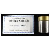 OLYMPIC COIN DIE UNITED STATES MINT