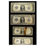 (4) $1 SILVER CERTIFICATES