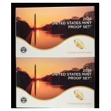 (2) 2019 MINT PROOF SETS
