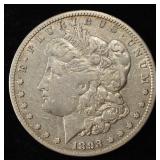 1893-CC MORGAN DOLLAR VF/XF