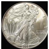 2005 AMERICAN SILVER EAGLE