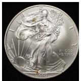 2001 AMERICAN SILVER EAGLE