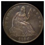 1865-O LIBERTY SEATED HALF DOLLAR LOVELY ORIG AU