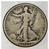 1919-S WALKING LIBERTY HALF DOLLAR FINE