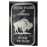 IN GOD WE TRUST 1 OZ .999 SILVER BAR