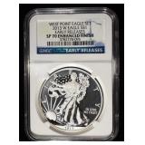 2013-W SILVER EAGLE NGC REV. PF-70 EARLY RELEASE