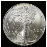 2003 AMERICAN SILVER EAGLE