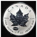 2015 MAPLE LEAF 1 OZ .999 SILVER ROUND