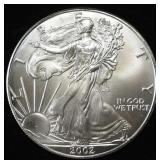 2002 AMERICAN SILVER EAGLE