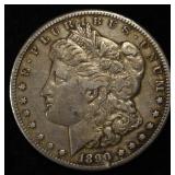 1890-CC MORGAN DOLLAR XF/AU