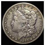 1893-CC MORGAN DOLLAR VF