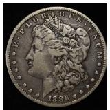 1886-O MORGAN DOLLAR VF